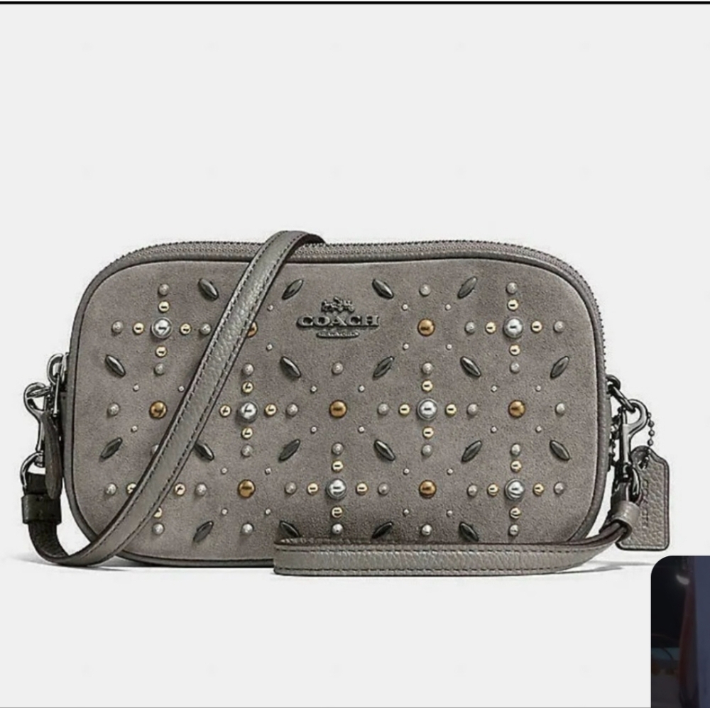 Coach Sadie Crossbody w/ Prarie Rivets in EUC
